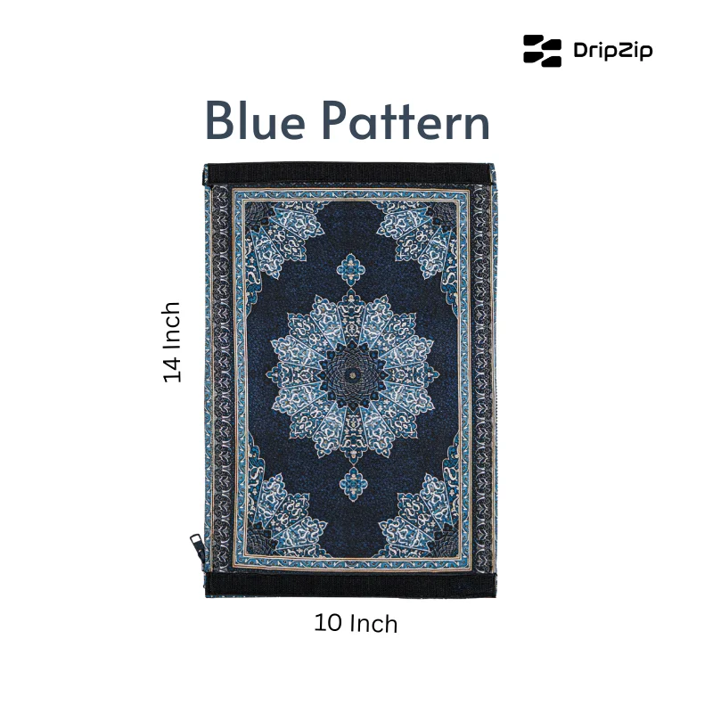 Blue Pattern Panel Design