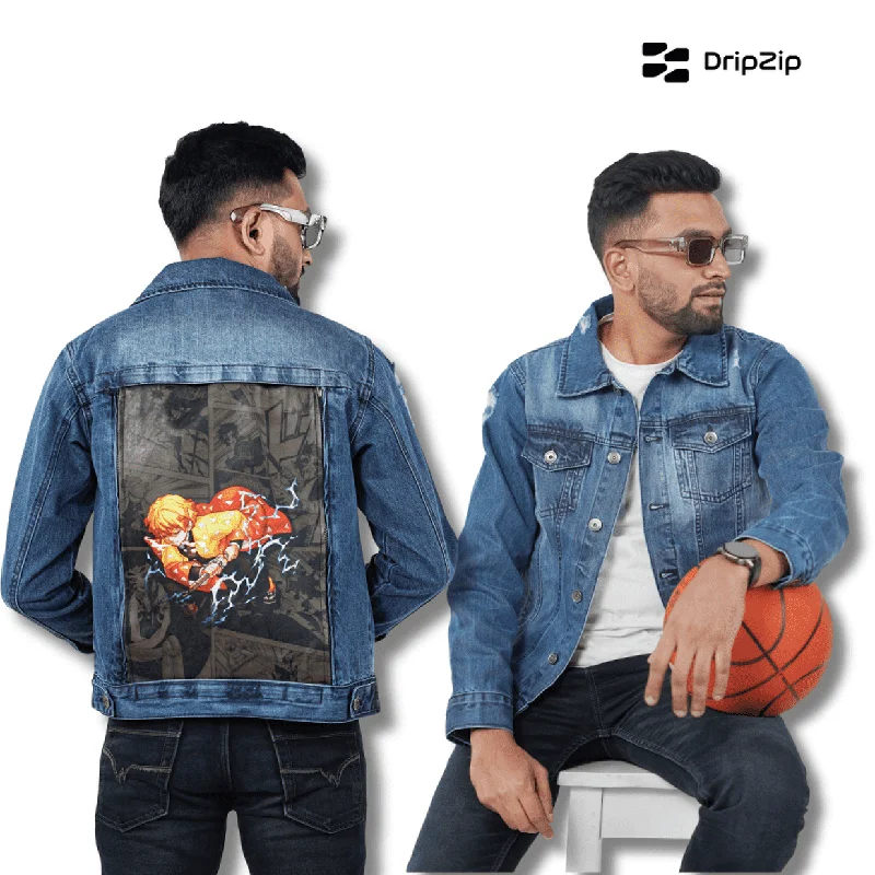 Blue  Denim Jacket - Zenitsu
