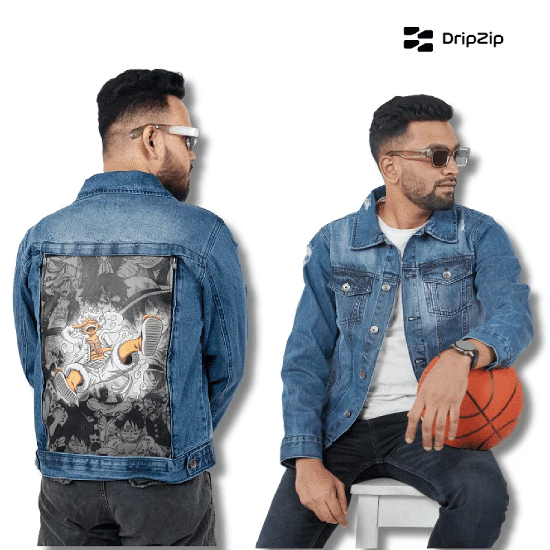 Blue Denim Jacket - Luffy