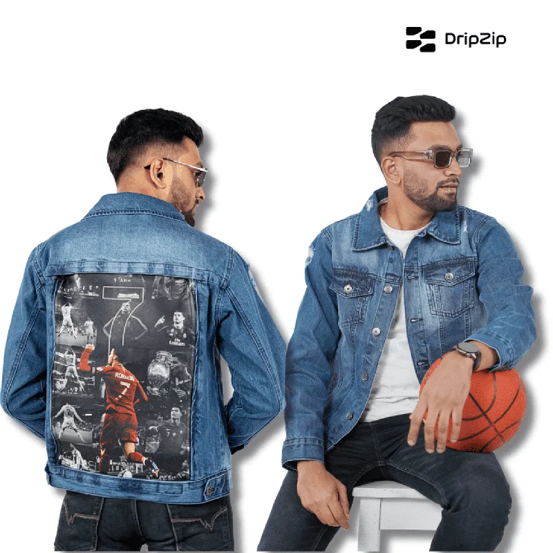 Blue Denim Jacket- Ronaldo