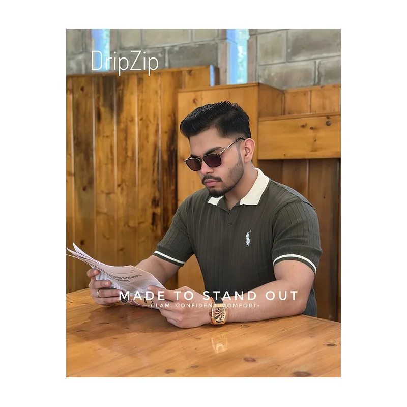 Olive Old Money Polo