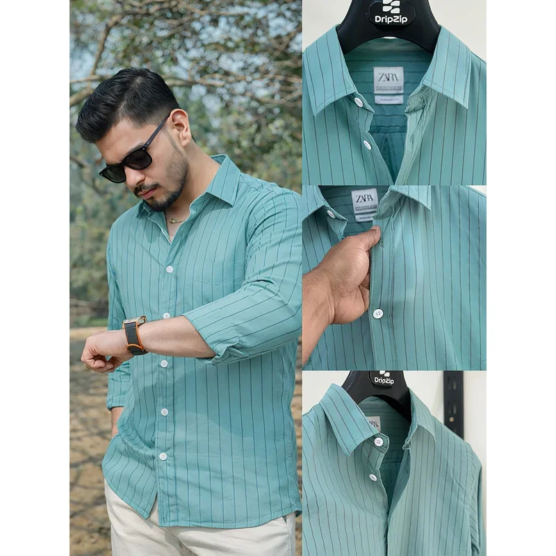 Paste Stripe Full Shirt